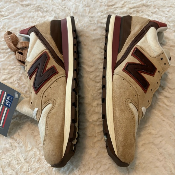 New Balance 996 'Horween Leather Tan' M996DCB Mens 9.5 Wmn 11 NWT - Picture 6 of 12